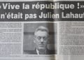« Vive la république! » Ce n&rsquo;était pas Julien Lahaut…